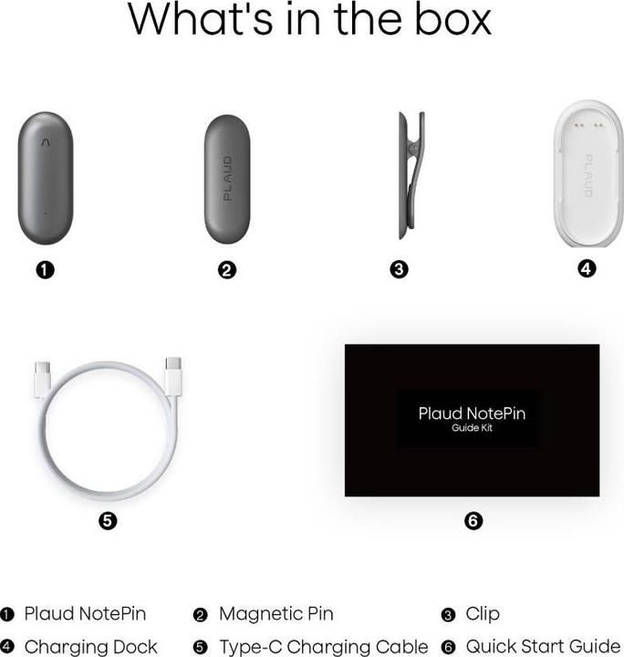 Produktbild Plaud NotePin (64 GB)