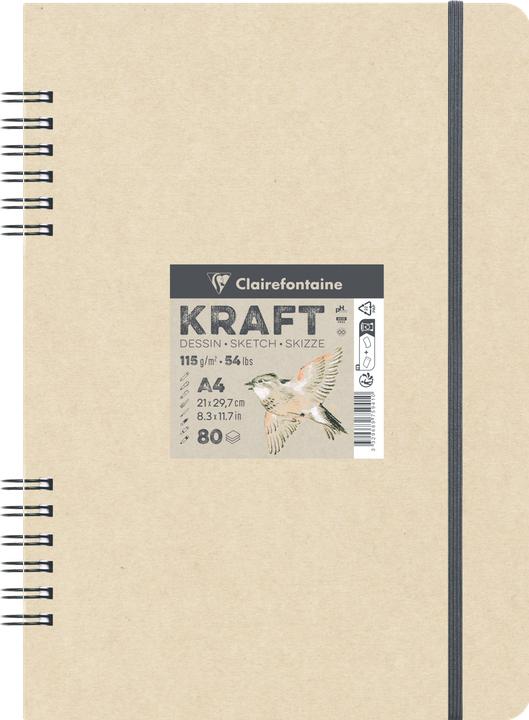 Clairefontaine Skizzenbuch Kraft