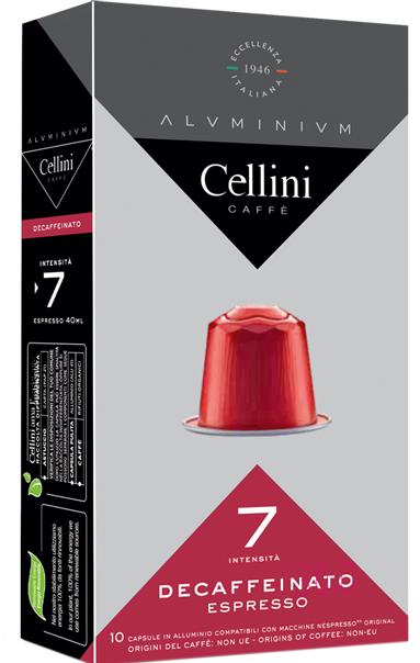 Actual product image Cellini Espresso decaffeinated (10 x Port.)
