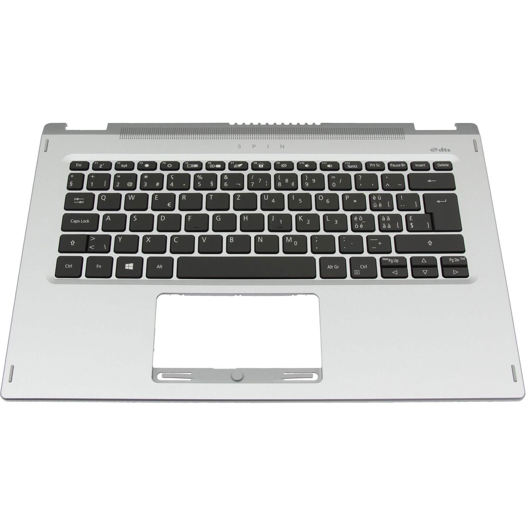 Acer 6B.HQ7N1.029, Notebook Ersatzteile, Silber, Schwarz