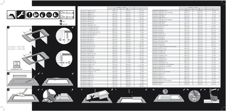 Immagine prodotto Blanco Pleon 6 (Lavello montato, 61.50 cm, 51 cm)