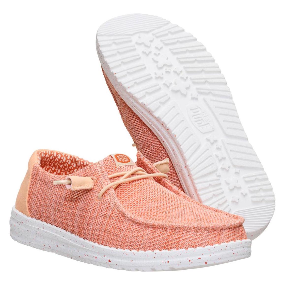 Hey Dude, Vrouwen, Sneakers, Wendy Stretch Sox, Oranje, (38)
