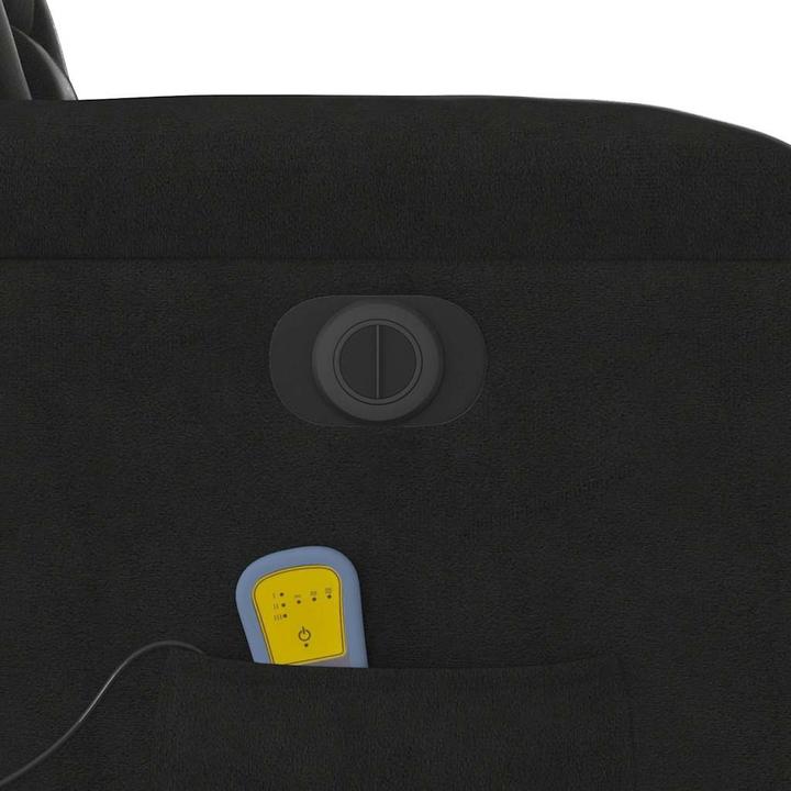 Produktbild VidaXL Massagesessel Elektrisch Schwarz Mikrofasergewebe Massagestuhl Sessel