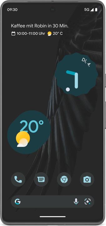 Produktbild Google Pixel 7 Pro (128 GB, Obsidian, 6.70", SIM + eSIM, 50 Mpx, 5G)