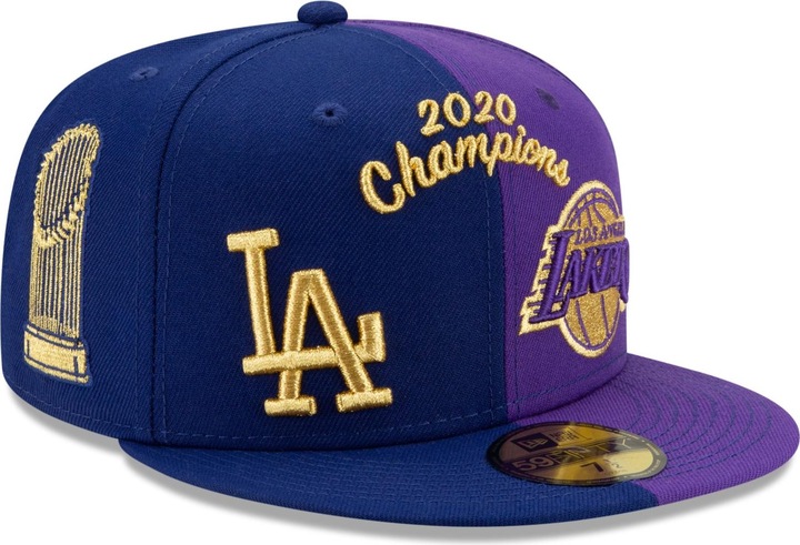 Produktbild New Era 59Fifty Cap - CHAMPS 2020 LA Lakers & Dodgers 7 1/4 (7 1/4)