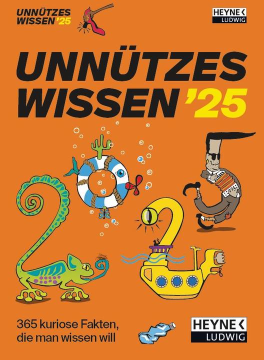Produktbild Heyne Ludwig Unnützes Wissen 2025 (Harter Einband, Deutsch)