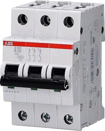 Image du produit ABB Disjoncteur de protection de ligne 3 pôles
