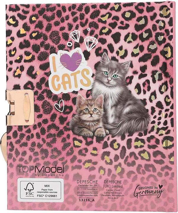 Actual product image Top Model TOPModel - Diary with Secret Pen - (0413216) (Lined, Soft cover)