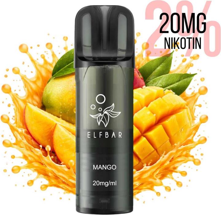 Elfbar ELFA Pro V2 - 2ml Pods 20mg, Mango (Mango)