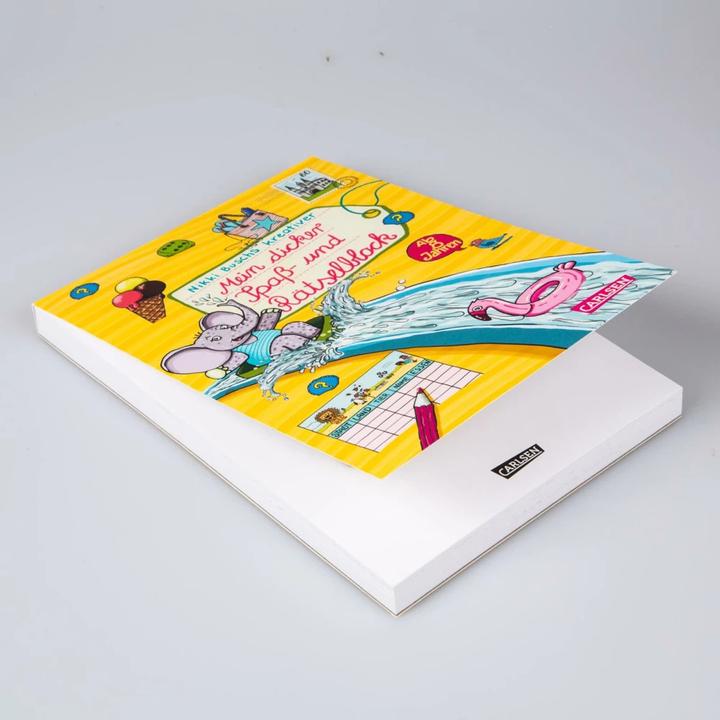 Actual product image Mein dicker Spass- und Rätselblock (German, Nikki Bush, Christiane Hahn, 2022)