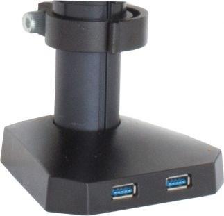 Actual product image Art RAMM L-18GD desk mount on gas springs for 2 monitors LED/LCD 10-32 L-18GD 9kg 2xUSB3.0 (Table, 32", 9 kg)