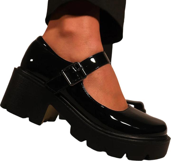 Produktbild Where's That From Riemchenschuhe Rylee Retro Lackleder (38)