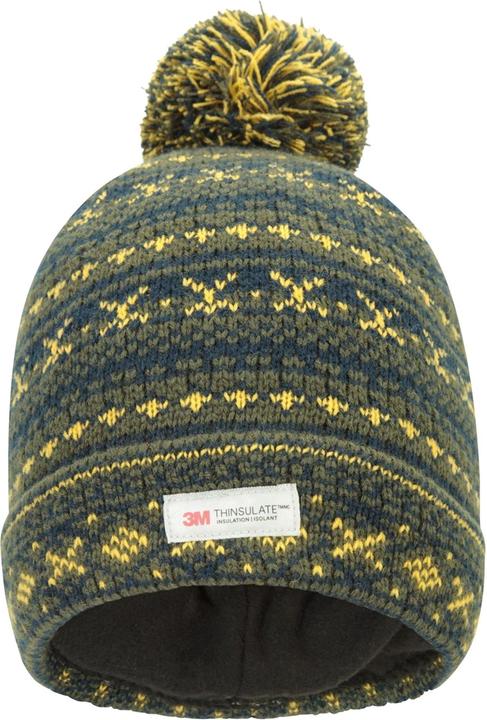 Actual product image Mountain Warehouse Mens Fair Isle Thinsulate Beanie (One size)