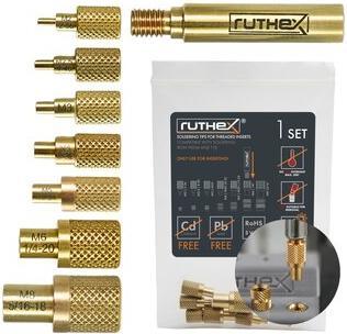 Produktbild GreenCell ruthex 7x Lötspitzen/Einschmelzhilfen Set - Lötkolbenspitzen für ruthex Gewindeeinsätze (Lötkolben)