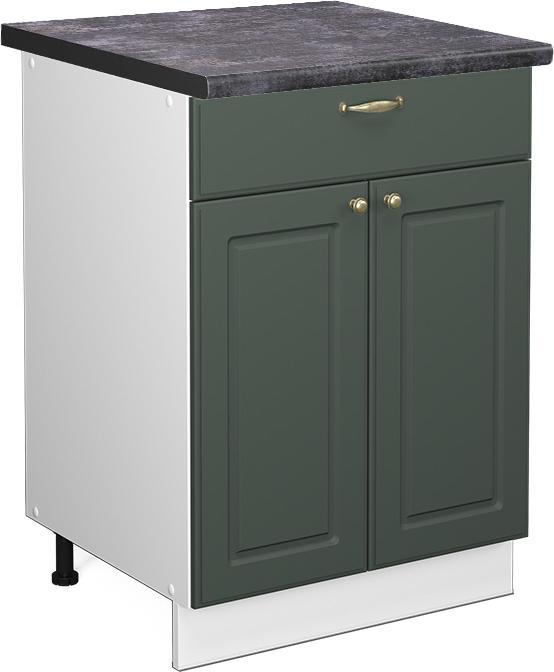 Charcoal, Green-Gold country house, White