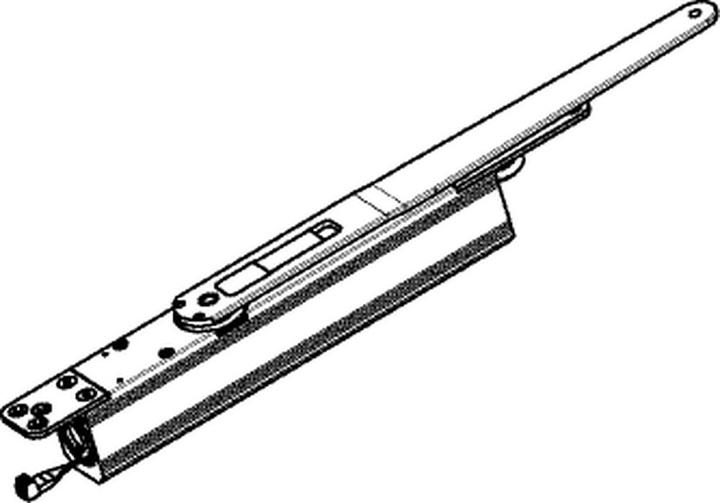 Actual product image Geze Integrated door closer BOXER EFS, EN 4-6, standard, silver-coloured (Indoor)