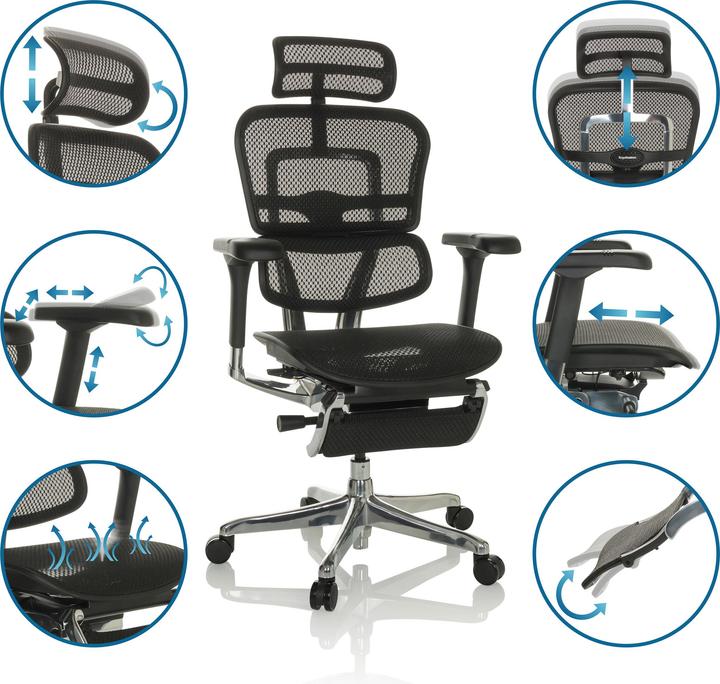 Actual product image Hjh Office Ergohuman Plus Legpro Gen4
