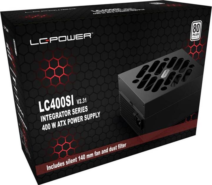 Image du produit LC-Power LC400SI V2.31 400W 80+ 14cm 230V détail (400 W)
