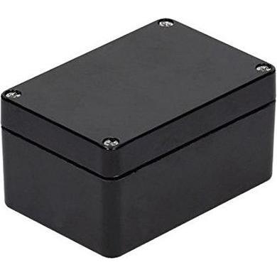 Rs Pro Black IP66 Enclosure 190x75x55mm (Gehäuse), Elektronikzubehör + Gehäuse, Schwarz