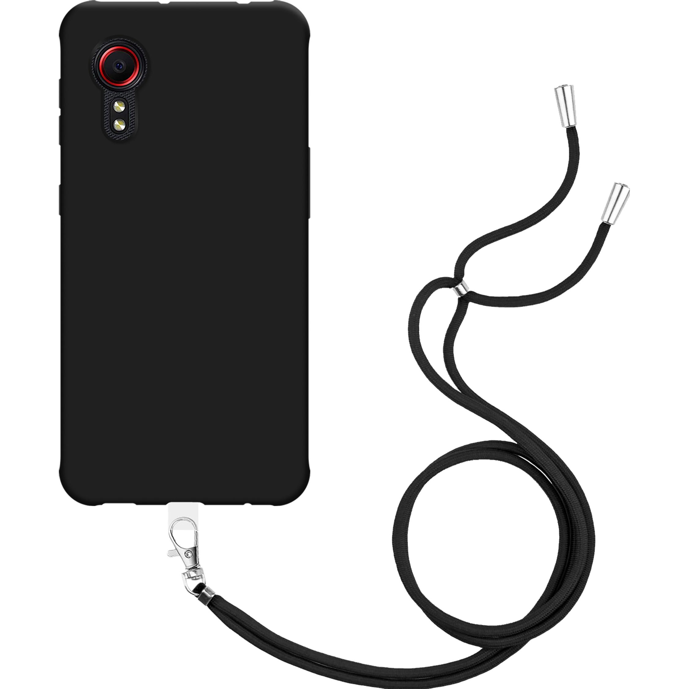 Thumbnail - Cazy Handykette Hülle Kompatibel mit Samsung Galaxy Xcover 5 - Silikon Handyhülle mit Band Necklace Hülle, Handykette, S...