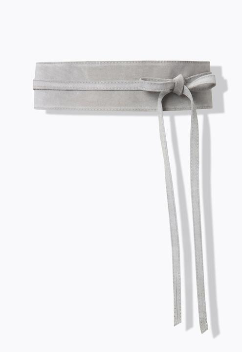 Produktbild Ulla Popken Leder-Bindegürtel, Veloursleder, Einheitsgrösse