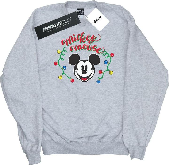 Produktbild Disney Mickey Mouse Christmas Light Bulbs Sweatshirt Mädchen (140, 146)