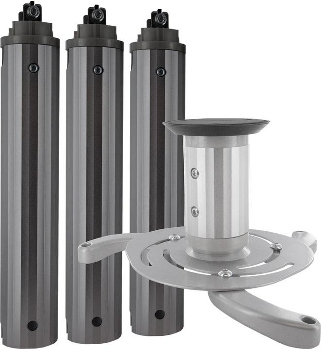 Produktbild Deltaco ARM-405L - Zimmerdecke - 10 kg - Silber - 0 - 360° - -15 - 15° - 980 cm (Decke)