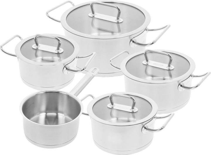 Demeyere Diverto 3 Kookset 5 stuks (Koekenpan, Steelpan, Aluminium, Roestvrij staal)