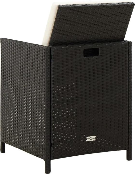 Produktbild vidaXL Gartenstuhl und Hocker