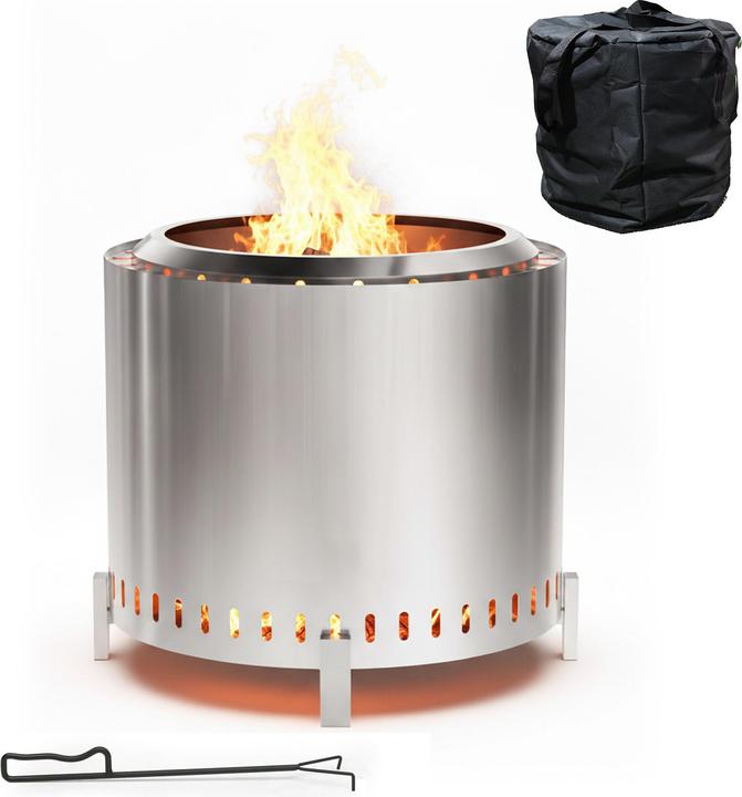Relaxdays Rauchfreie Feuerschale (49 cm)