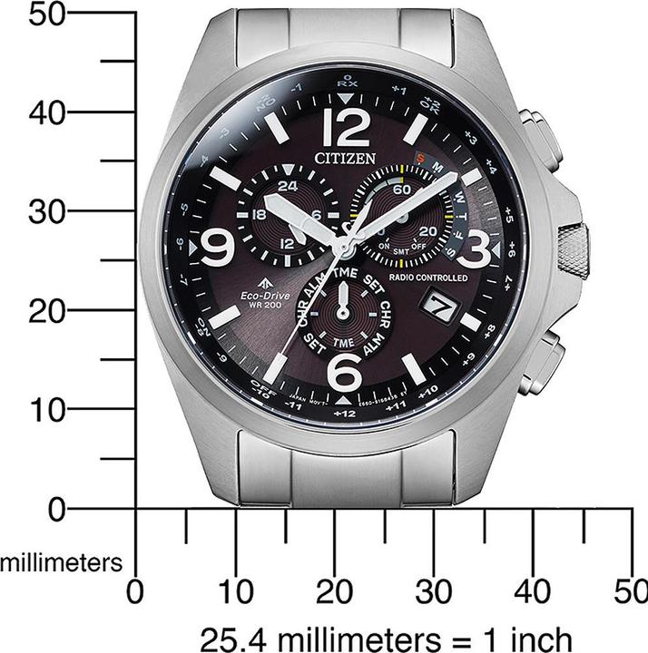 Produktbild Citizen Promaster Land Racer Eco-Drive Radio Controlled CB5920-86E (Chronograph, Funkuhr, Gangreserveanzeige, 43 mm)