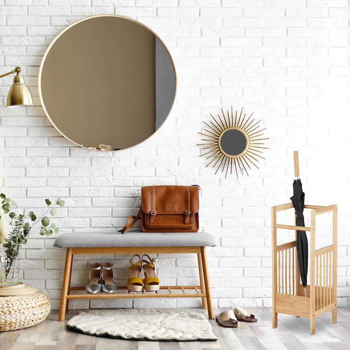 Immagine prodotto Relaxdays Bambù (25 x 26,5 x 64 cm)