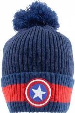 Image du produit Heroes Inc Marvel - Bonnet à pompon Bleu et Rouge Logo de Captain America