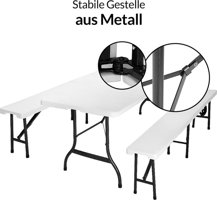 Produktbild Casaria Bierzeltgarnitur (76 cm)