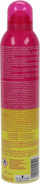 Actual product image Schwarzkopf Got2B - Volumania Bodifying Hairspray Hairspray Adding Volume 300Ml (300 ml)
