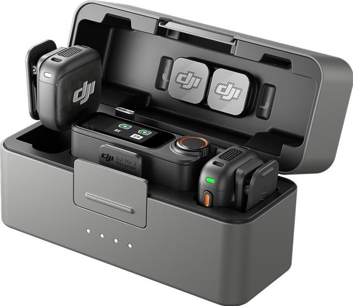 Immagine prodotto DJI Mic 3 (2 TX + 1 RX + Charging Case)