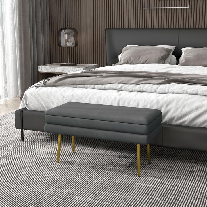 Image du produit Homcom Banquette avec compartiment caché (37.50 cm)