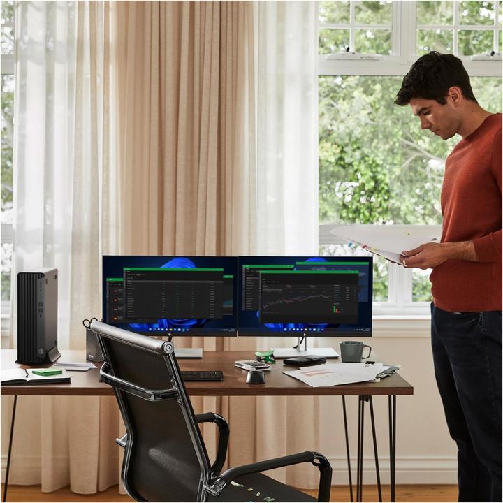 Actual product image HP Elite SFF 800 G9 Desktop PC, Intel® Core™ i5, 16 GB, DDR5-SDRAM, 512 GB, DVD±RW, Windows 11 Pro (Intel Core i5-14500, 16 GB, 512 GB, UHD Graphics 770)
