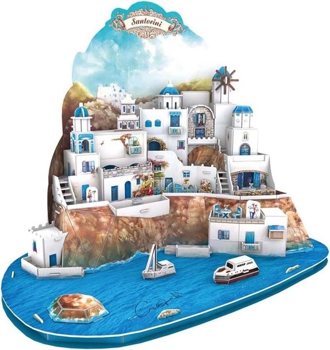 Image du produit Cubicfun grand ensemble de Santorin 3D (129 pièces)
