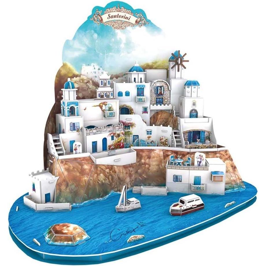 Thumbnail - Cubicfun grossen Satz von 3D Santorini (129 Teile)