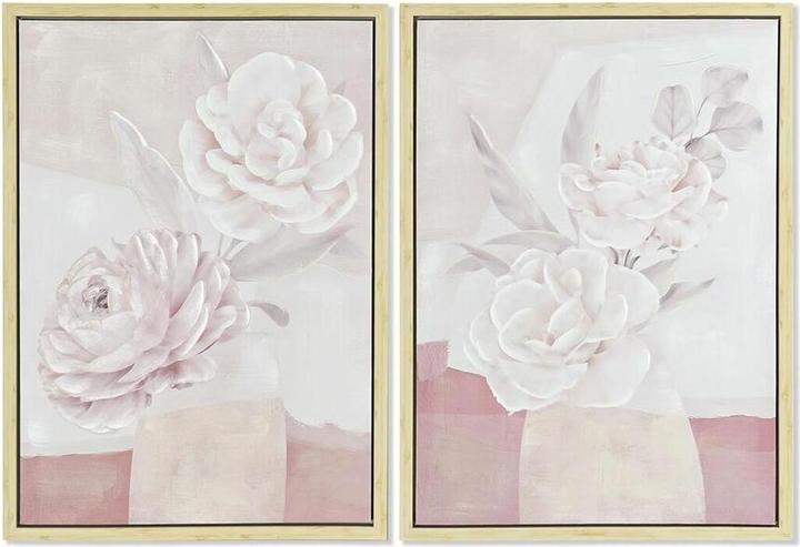 DKD Home Decor Painting Vase 50 x 4 x 70 cm Scandinavian (2 Units) (50 x 4 x 70 cm)