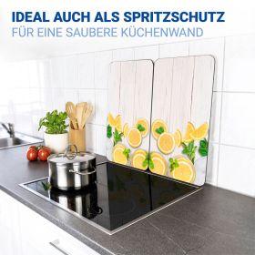 Produktbild Wenko Herdabdeckplatte Universal Mod. Zitronen 2er Set, für alle Herdarten