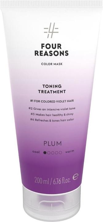 Image du produit Four Reasons Color Mask Plum Toning Treatment Color Depositing Conditioner 6.76 fl oz (6.76 ml)