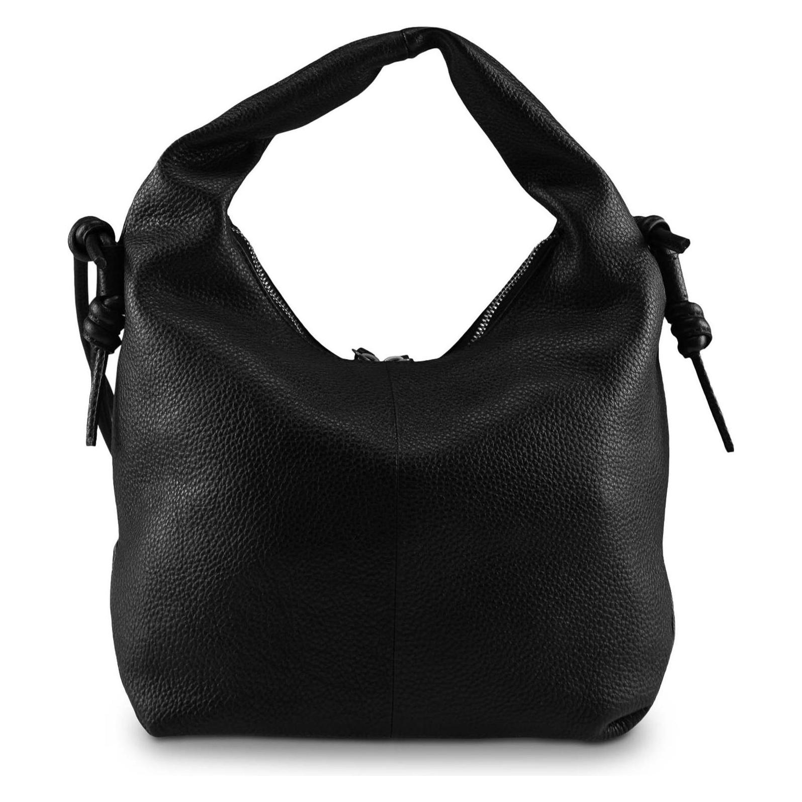 Jost, Damen, Handtasche, Vika Hobo Bag, Schwarz