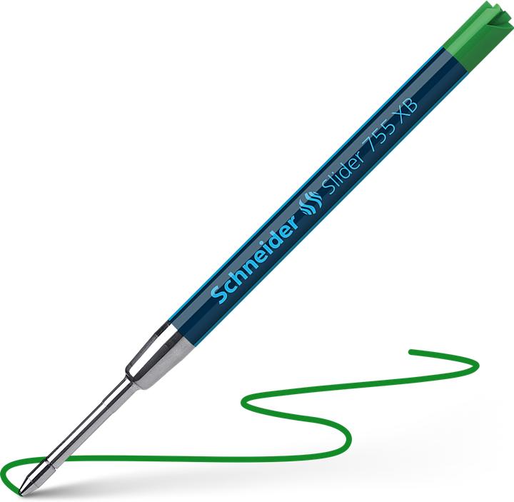 Immagine prodotto Schneider Cursore 755 XB 0,7 mm (1 Pezzo/i, Verde, Nero, 0.70 mm)