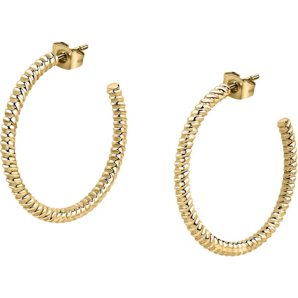 Morellato, Ohrringe, Creole Earrings +Ip Gold, (Edelstahl)