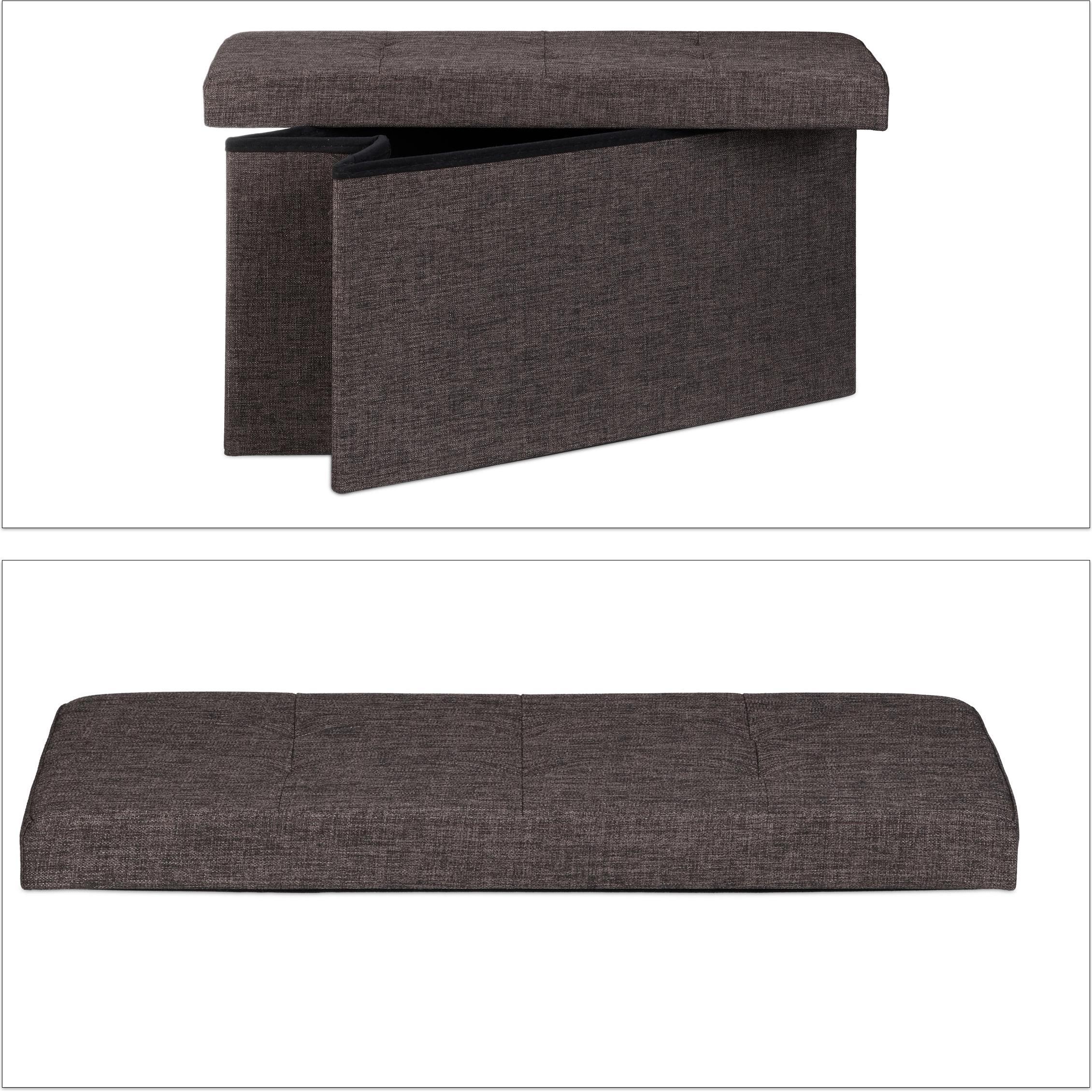 Thumbnail - Relaxdays, Sitzbank, Faltbare Sitzbank (38 cm)