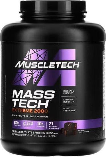 Actual product image Muscle Tech Mass Tech Extreme 2000 (Triple Chocolate Brownie, 1 pcs., 3000 g)