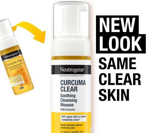 Image du produit Neutrogena Curcuma Clear Mousse nettoyante apaisante (Mousse nettoyante, 150 ml)