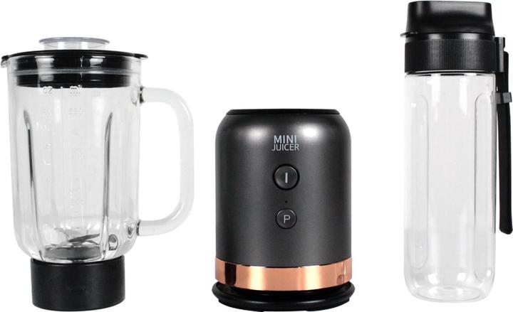 Actual product image hagenuk 2in1 Standmixer-To-Go, anthrazit-roségold, 0,6 l, 350 W (350 W)